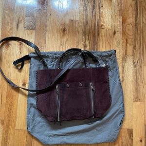 AllSaints Suede Tote Bag